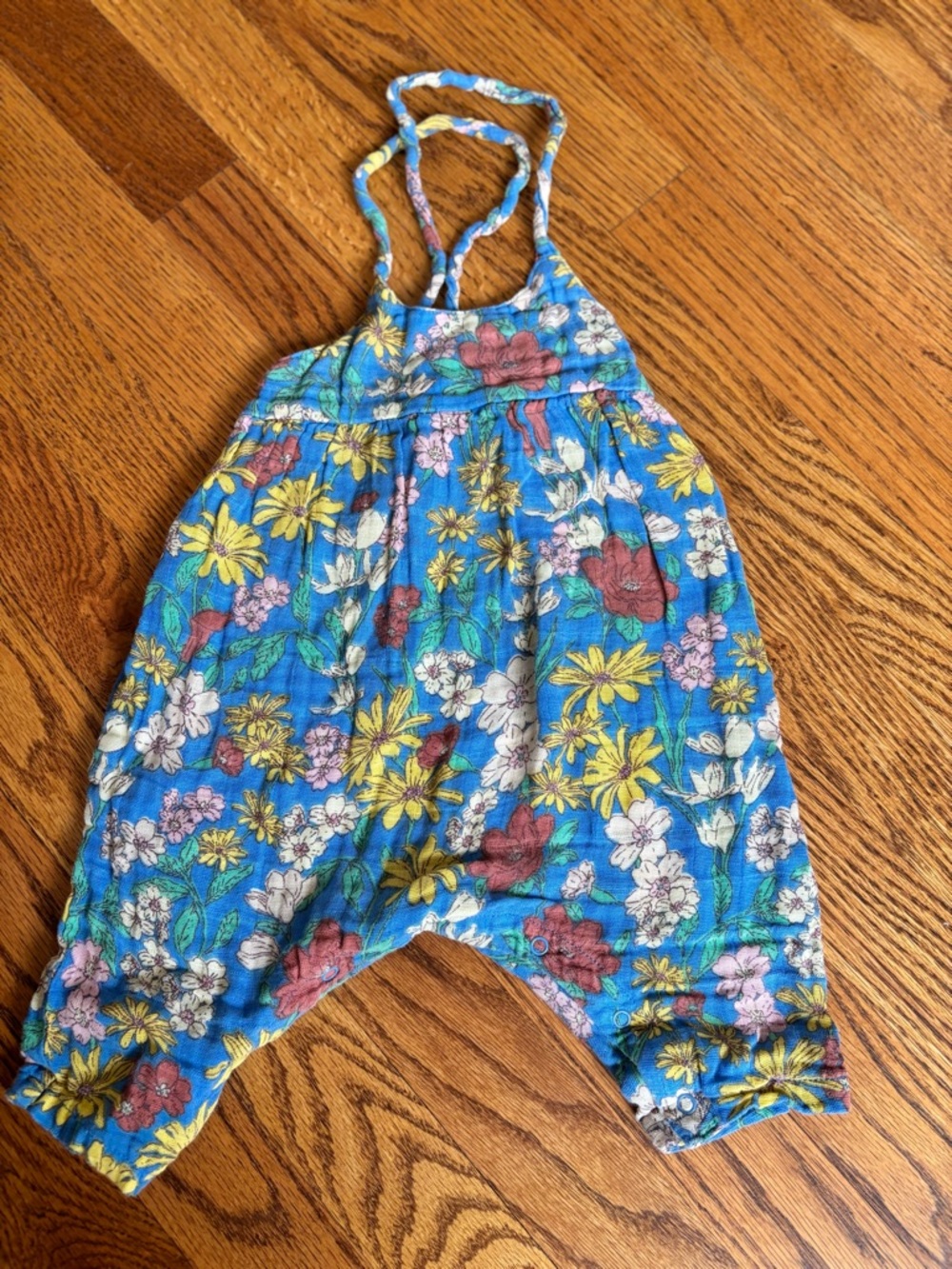 Angel Dear 3-6m Muslim Floral Harem Romper